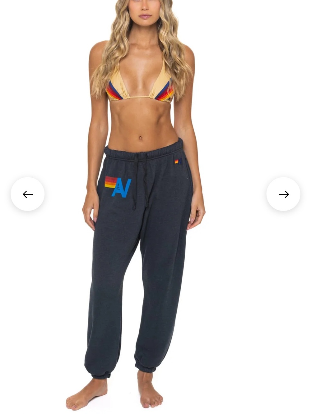 Aviator Nation Logo Sweatpants - Charcoal
